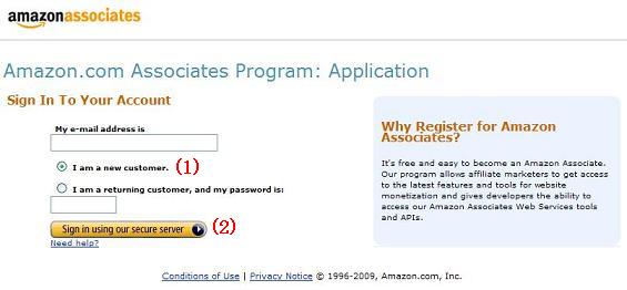 Amazon.com アフィリエイト ログイン